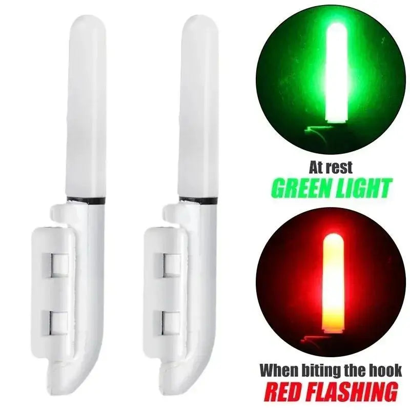 2PCS Electronic Luminous Fishing Float – Color-Changing Bite Alert Electronic Fishing Float Nixie white 2Pcs- No batteries