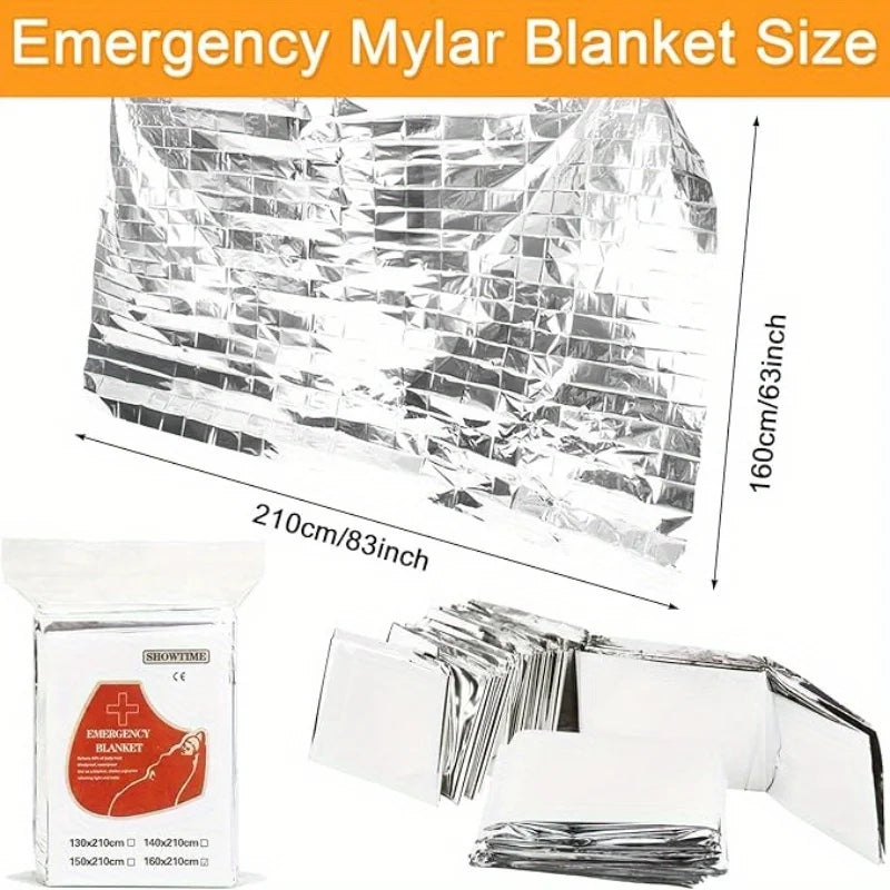 Portable Aluminum Foil Emergency Blanket – Camping & Hiking