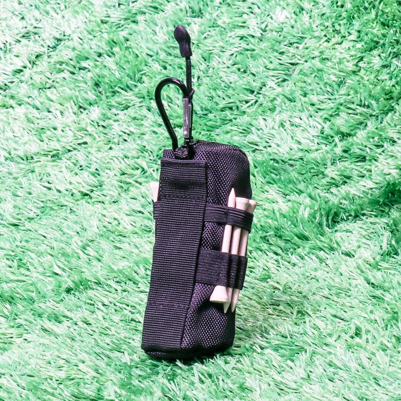 Portable Golf Ball Waist Bag – 3-Ball Clip-On Pouch Golf Ball Bag Nixie