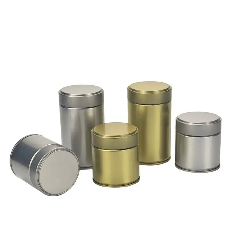Mini Airtight Matcha Powder Tin Can | Portable Tinplate Jar Food Storage Tin Nixie