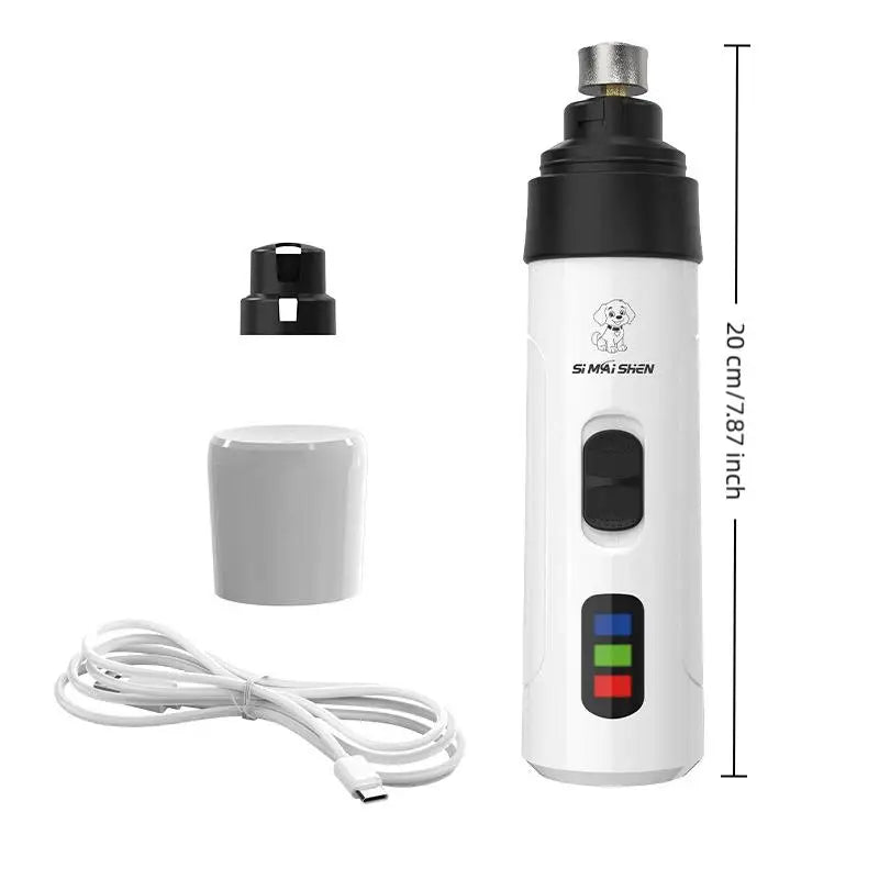 Electric Pet Nail Grinder – Quiet Dog & Cat Nail Trimmer Pet Nail Grinder Nixie