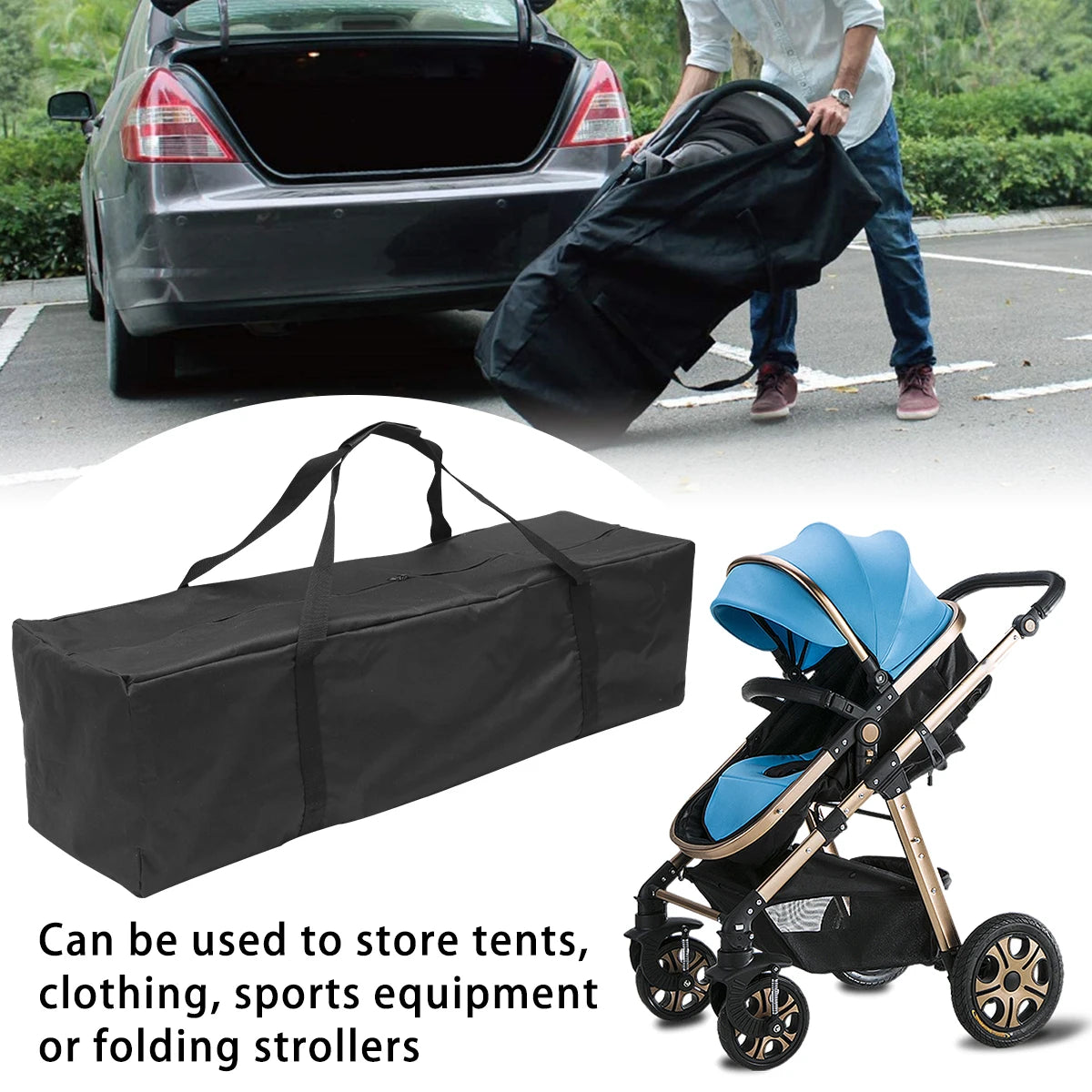 45" Ultra Large Waterproof Duffel Bag | 600D Oxford Sports Travel Travel Duffel Bag Nixie