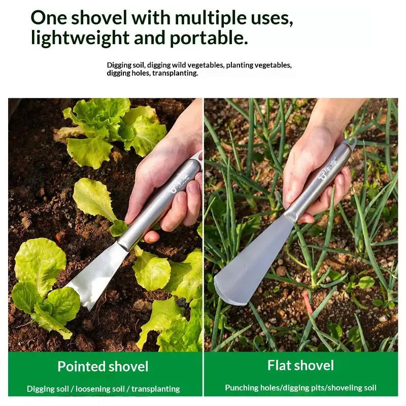 Heavy Duty Stainless Steel Garden Trowel – Dig, Plant & Weed Garden Hand Trowel Nixie