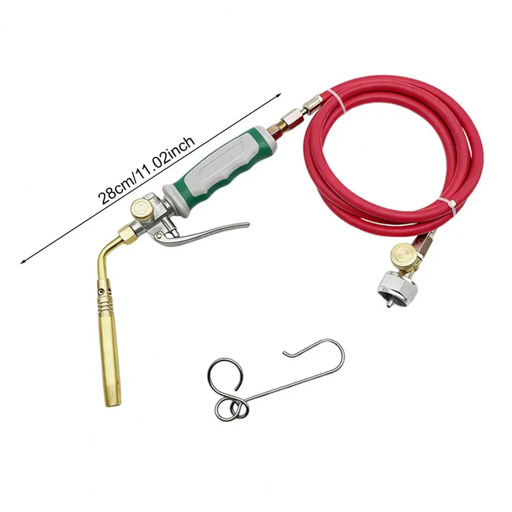 Brass MAPP Propane Welding Torch – Adjustable Flame & 1.6m Hose