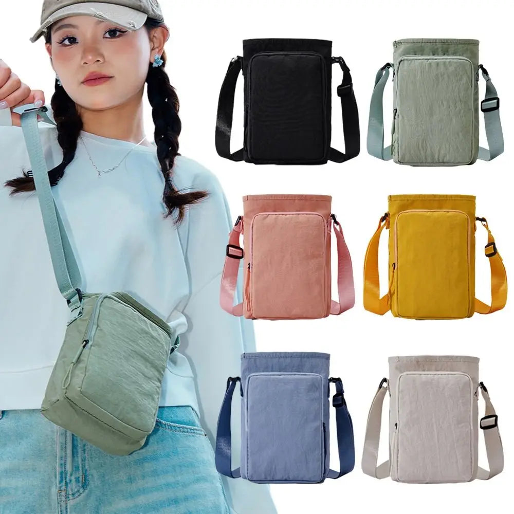 Waterproof Crossbody Water Bottle Bag – Adjustable Nylon Crossbody Bottle Bag Nixie
