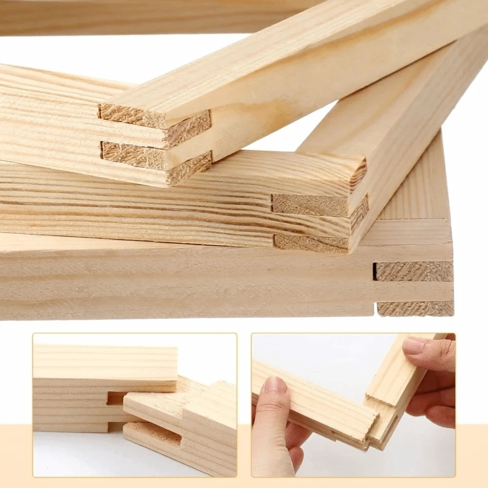Solid Wood DIY Embroidery Stretcher Bars – Mortise-Tenon Frame