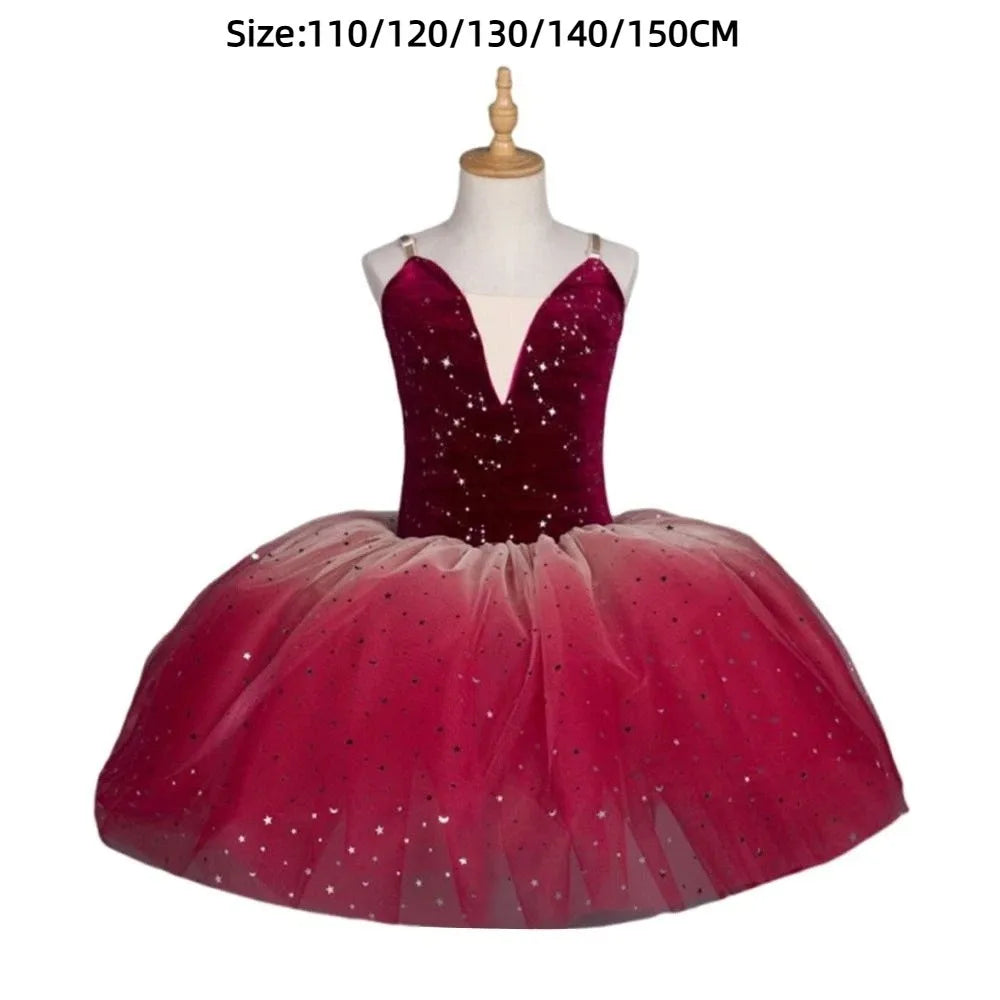 Girls Sequin Ballet Tutu Dress – Sparkly Dance Costume Kids Ballet Costume Nixie
