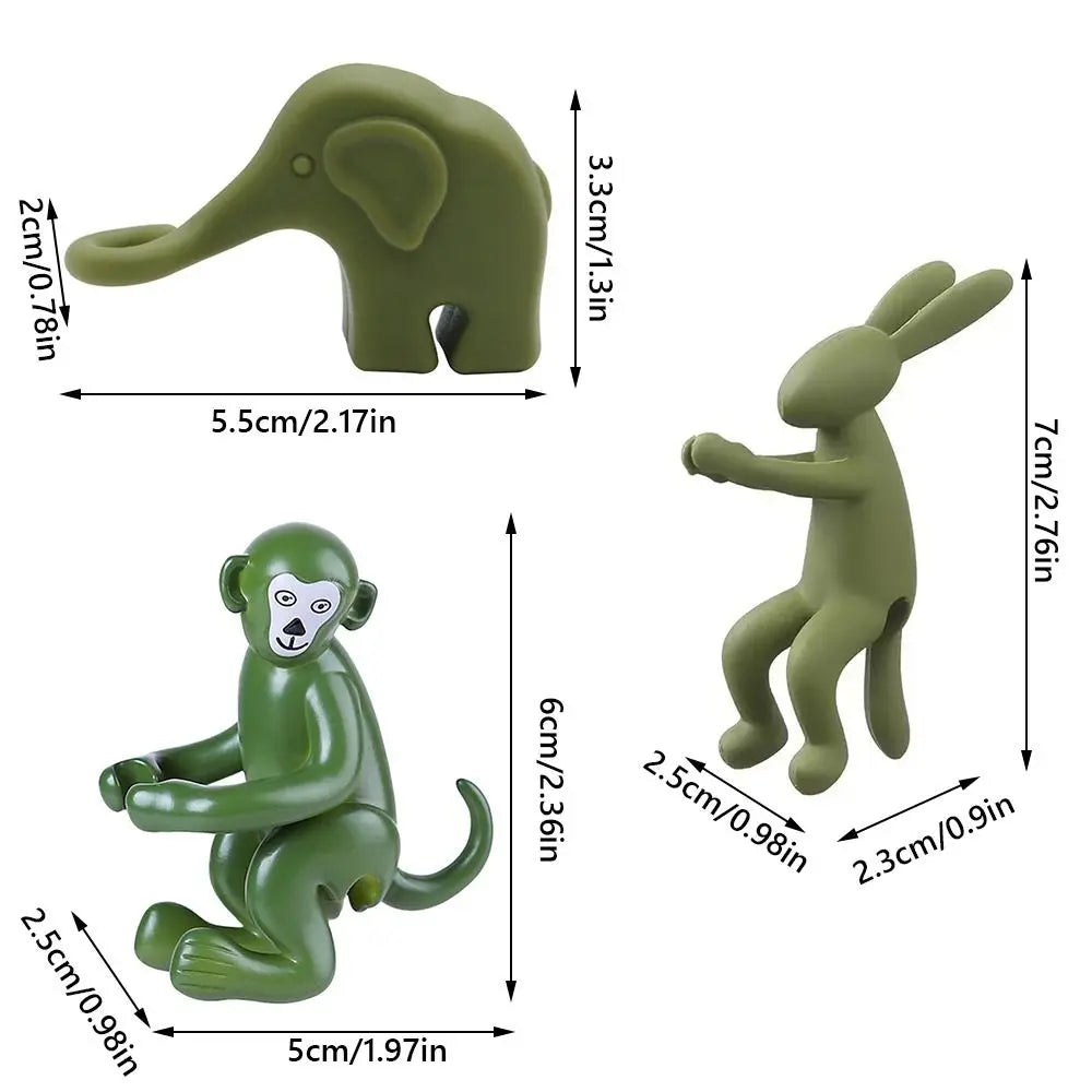 Silicone Plant Propagation Buddy – Rabbit, Monkey & Elephant