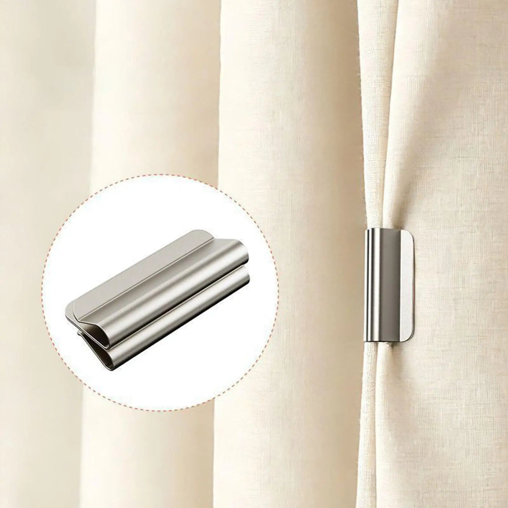 10 Pairs Magnetic Curtain Clips – No-Drill Drapery Magnets Curtain Clips Nixie