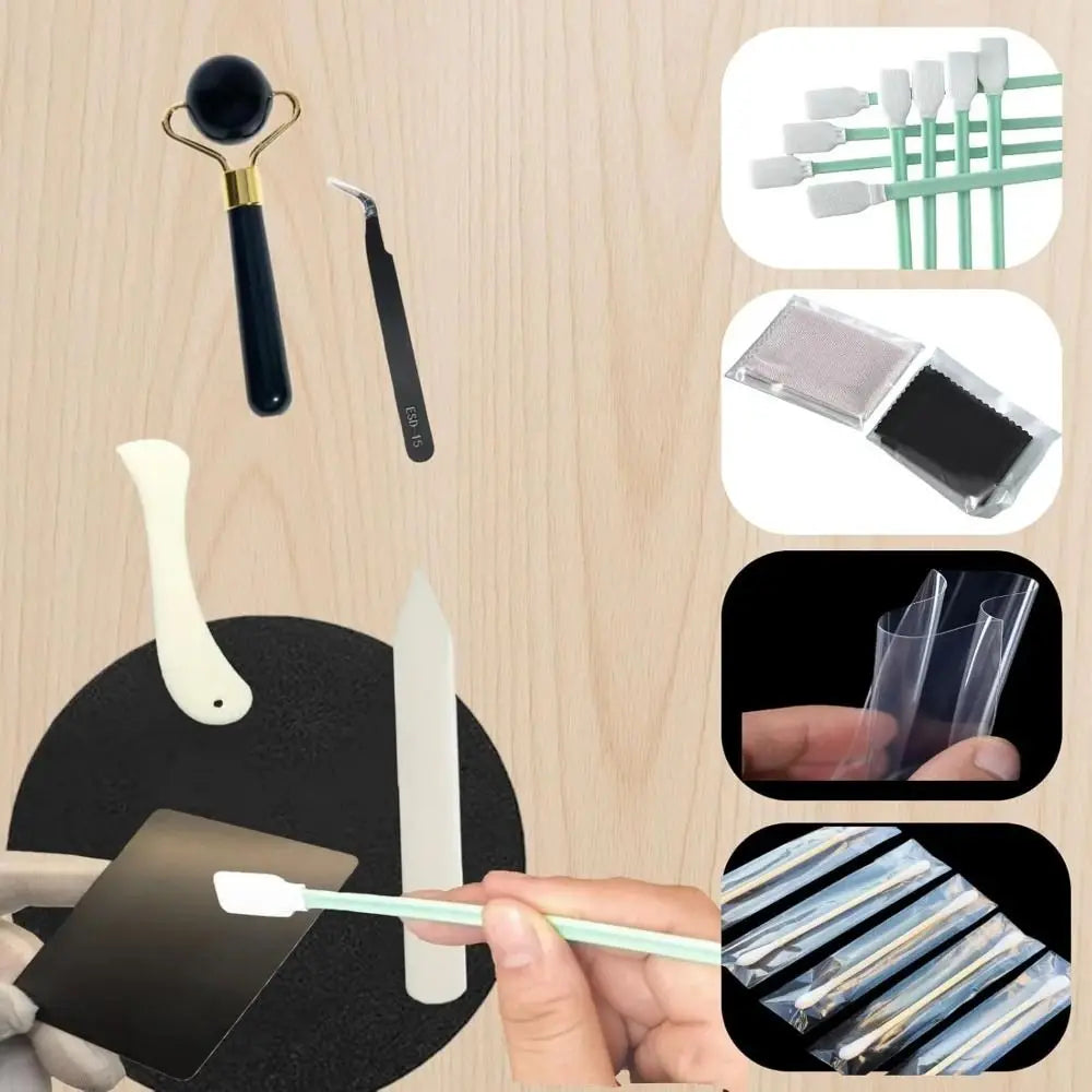 86pc Card Flattening & Cleaning Kit for Collectible Cards Card Care Kit Nixie