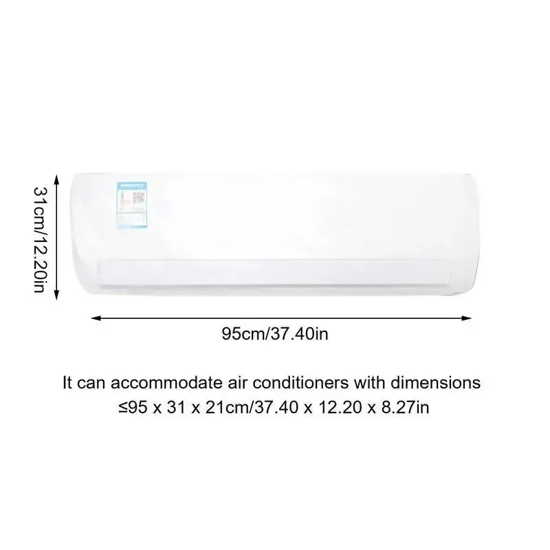 Wall AC Dust Cover – PEVA Moisture-Proof Protective Cover