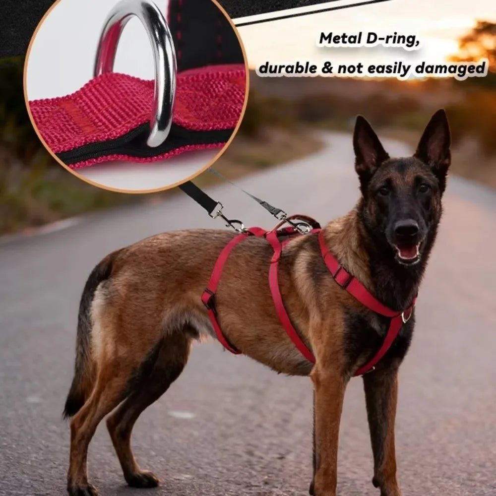No-Pull Dog Harness Adjustable Nylon Vest for Large Dogs Dog Harness Nixie