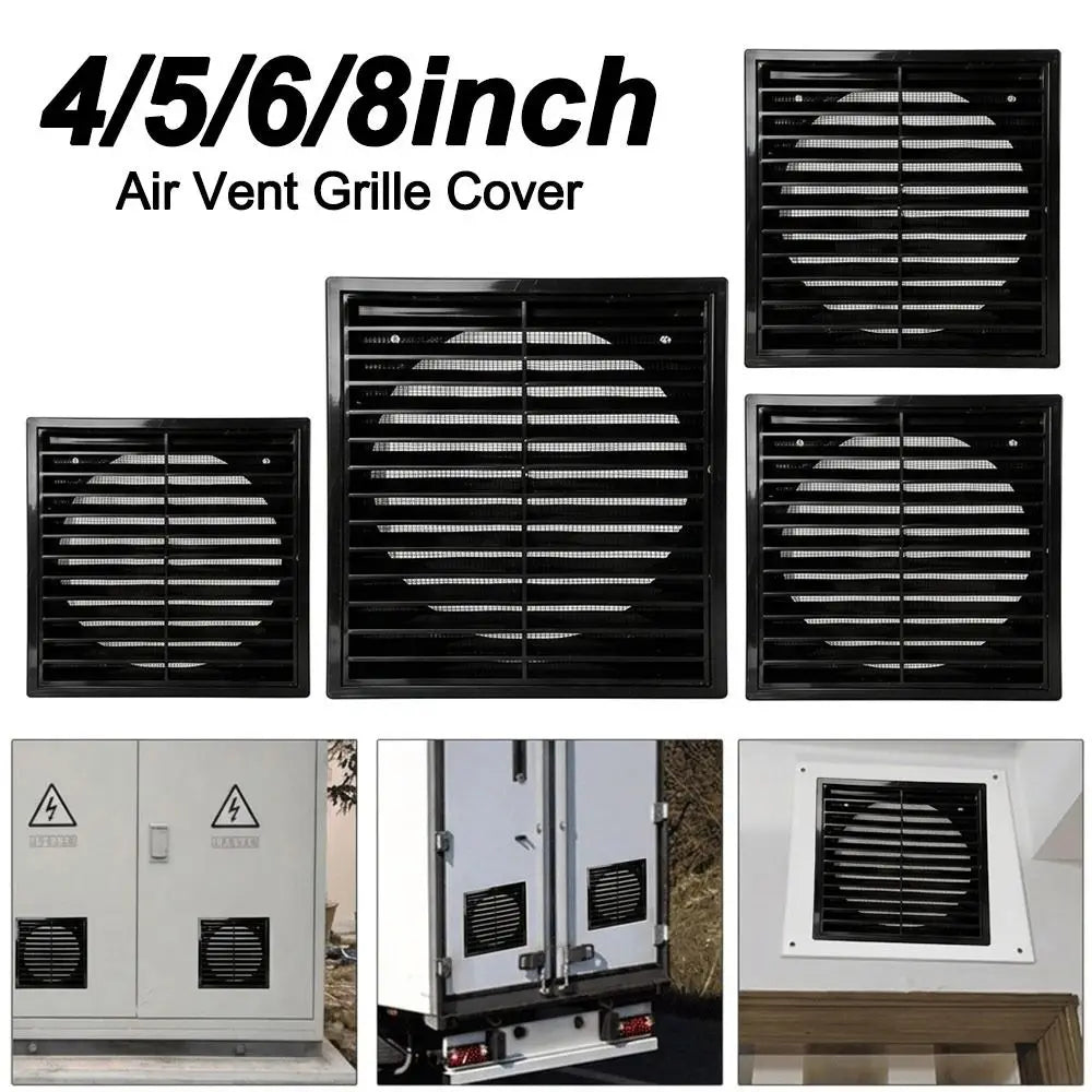 Square Air Vent Grille Cover 4–8 In | Aluminum Fiber Mesh Vent Grille Cover Nixie
