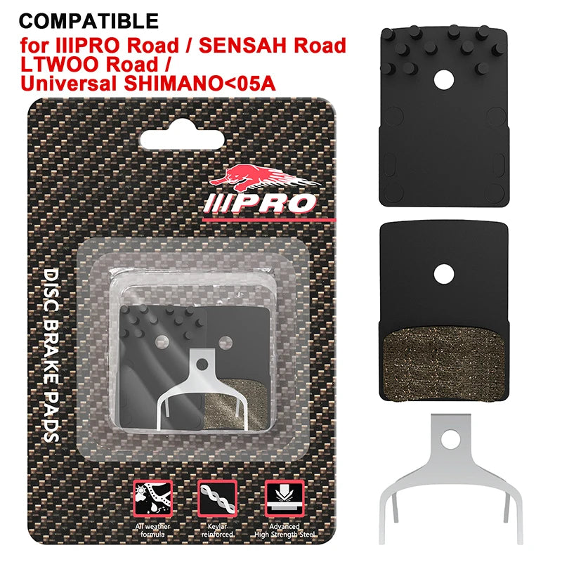 IIIPRO Ceramic Disc Brake Pads – MTB & Road Hydraulic Bike Disc Brake Pads Nixie SR-G