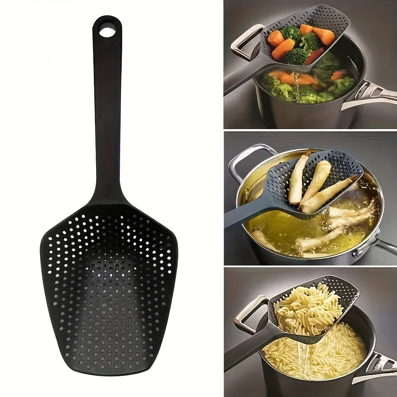 Large Slotted Spoon Kitchen Skimmer & Draining Scoop Kitchen Skimmer Spoon Nixie Default Title