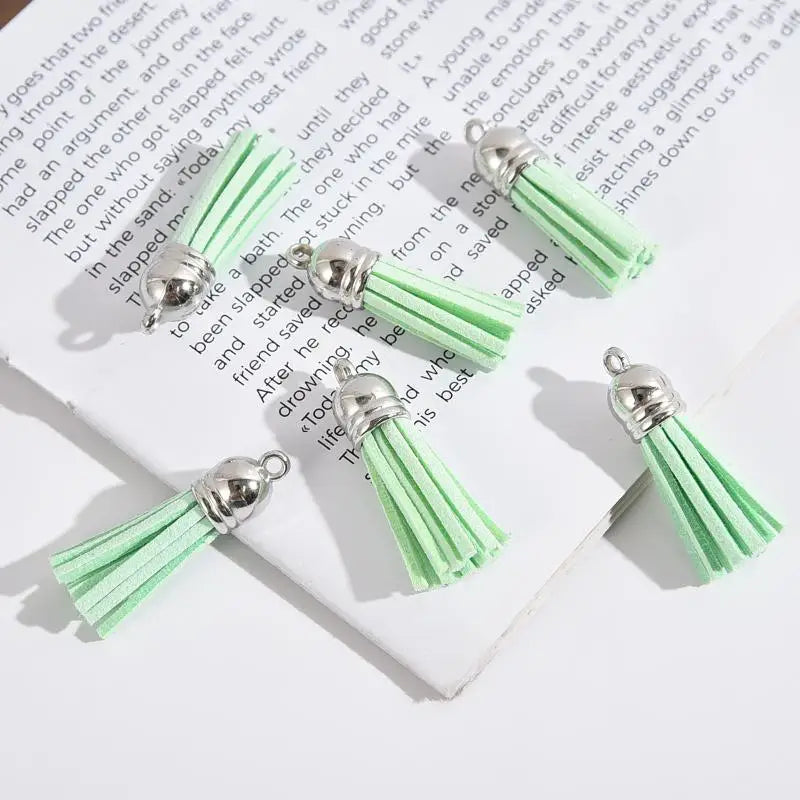 Velvet Tassel Pendants 10/20Pcs – Colorful DIY Jewelry Charms DIY Tassel Charms Nixie