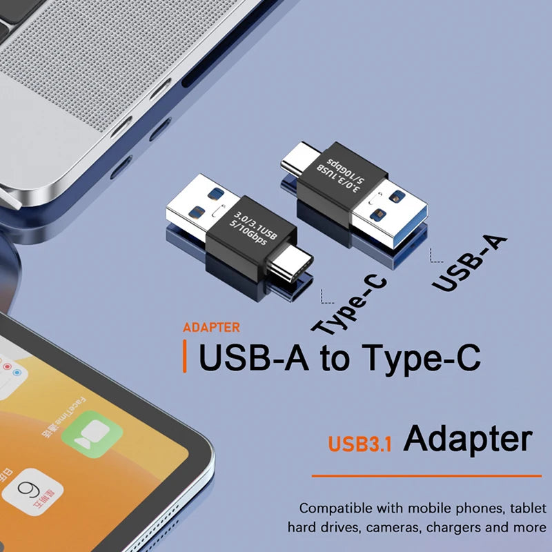 USB 3.1 to USB-C Female Coupler Adapter – Super Speed USB Coupler Adapter Nixie