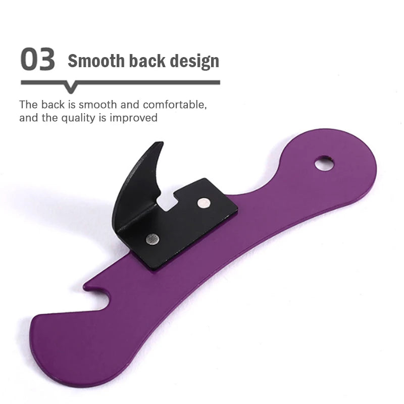 Manual Stainless Steel Can Opener – 2-in-1 Kitchen Gadget Manual Can Opener Nixie