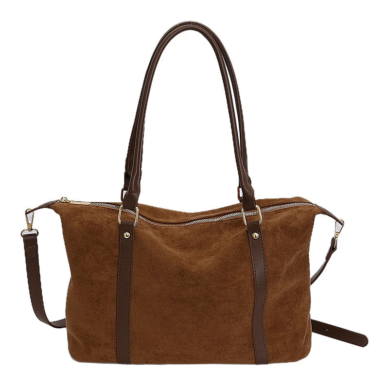 Nixie Retro Suede Women's Crossbody Shoulder Tote Bag Crossbody Shoulder Bag Nixie