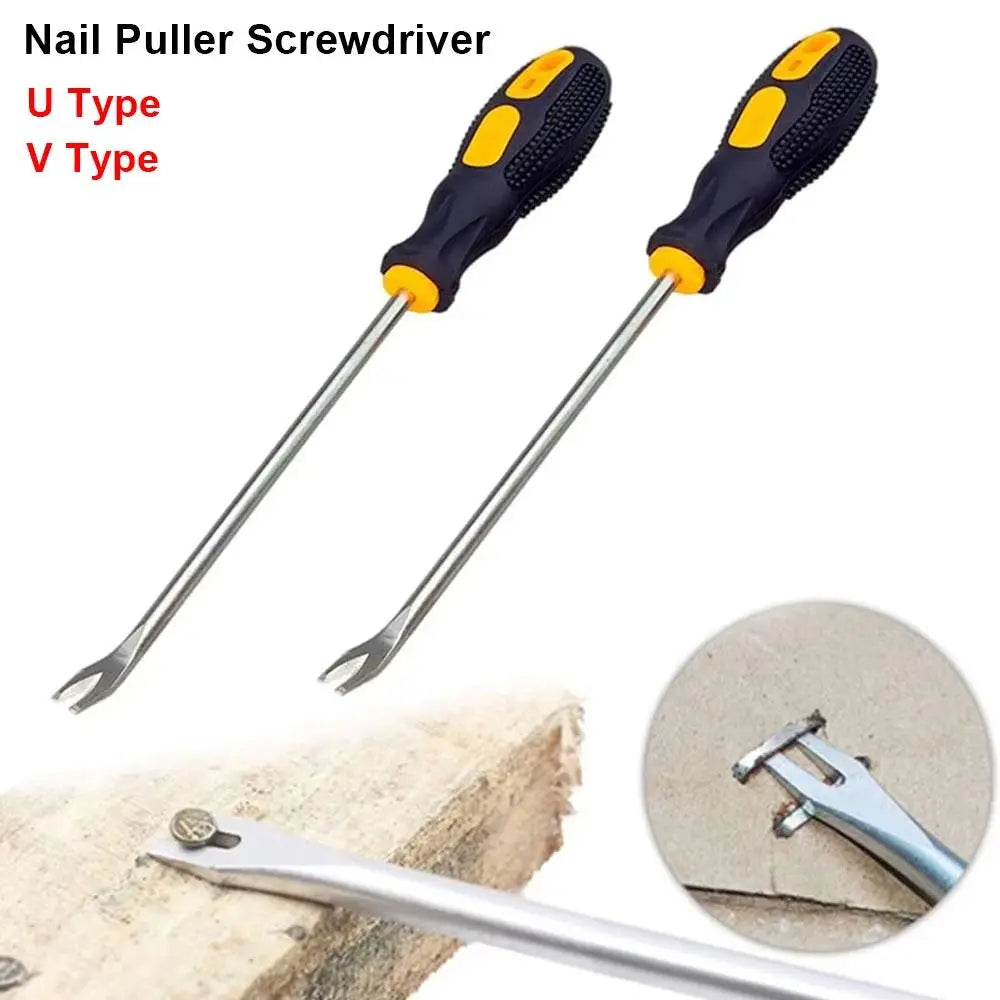 UV Type Nail Puller 260mm Chrome-Vanadium Steel Pry Tool Nail Puller Tool Nixie