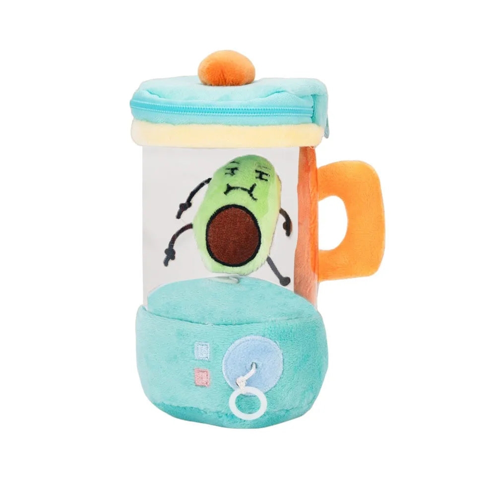 Cartoon Carrot Juicer Plush Toy | Fun Rotating Drawstring Bag Stuffed Plush Toy Nixie Avocado