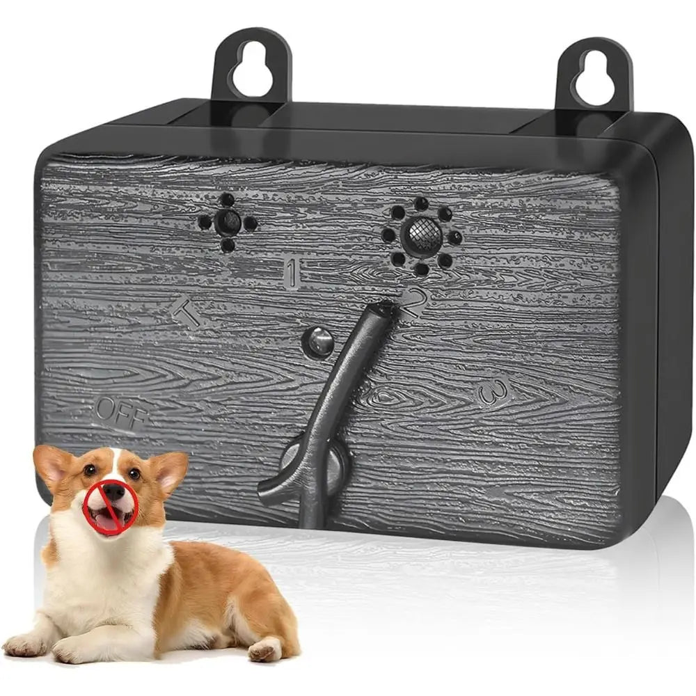 Ultrasonic Dog Bark Deterrent 50ft 3 Modes 270° Coverage