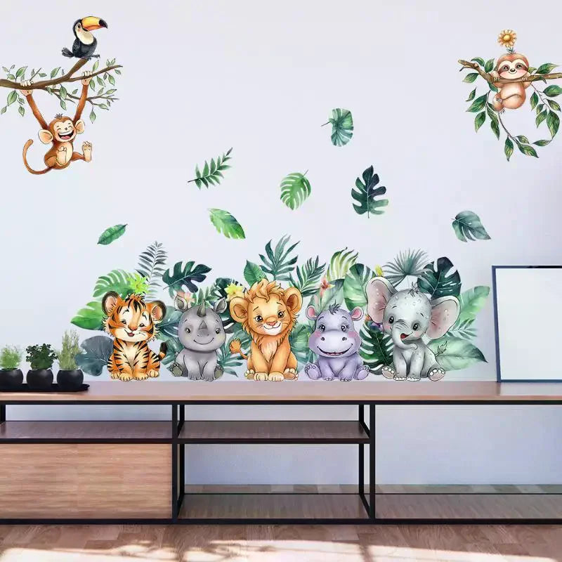Forest Animals Kids Wall Stickers – Nursery Vinyl Decals Kids Wall Decals Nixie
