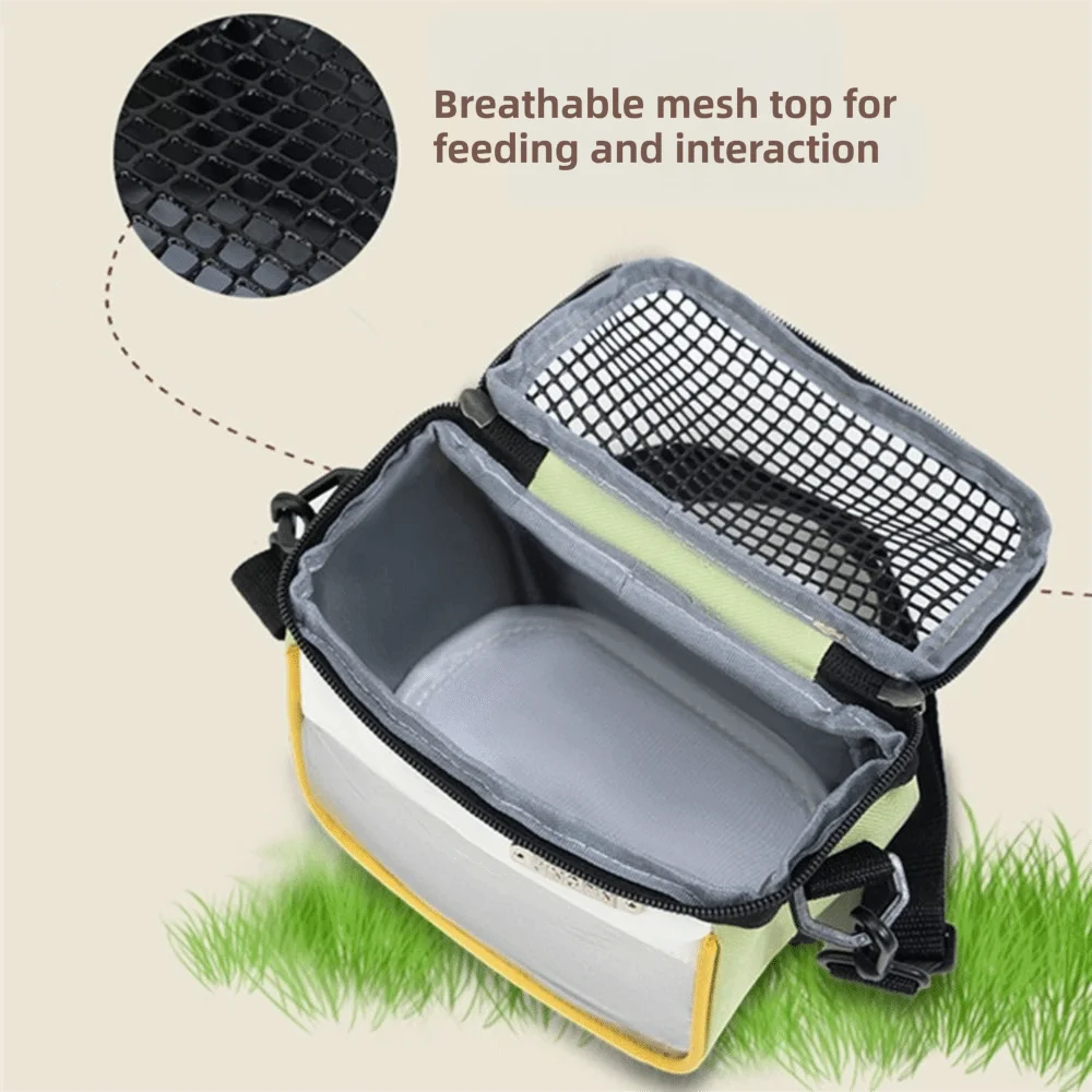 Breathable Small Pet Carrier Bag for Hamsters & Tiny Animals Small Pet Carrier Bag Nixie