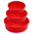 6-Piece 4 Inch Silicone Round Cake Molds – Nonstick Baking Pans Set Silicone Baking Mold Nixie 3PCs