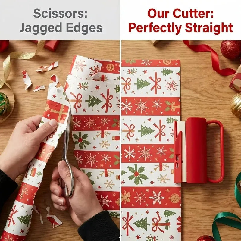 Adjustable Wrapping Paper Cutter – Sliding Roll Cutting Tool Paper Cutting Tool Nixie