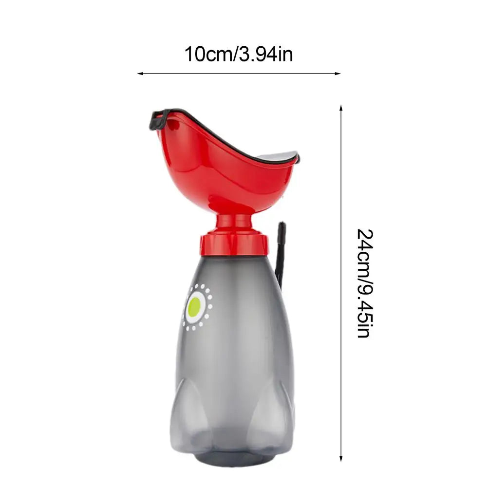 Portable Unisex Urinal Bottle with Lid & Funnel | Travel