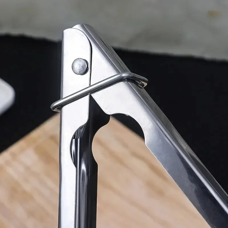 Stainless Steel BBQ Tongs – Non-Slip Long Handle, Dishwasher Safe Kitchen Tongs Nixie