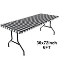 6FT Waterproof Spandex Stretch Tablecloth – Rectangle Table Cover