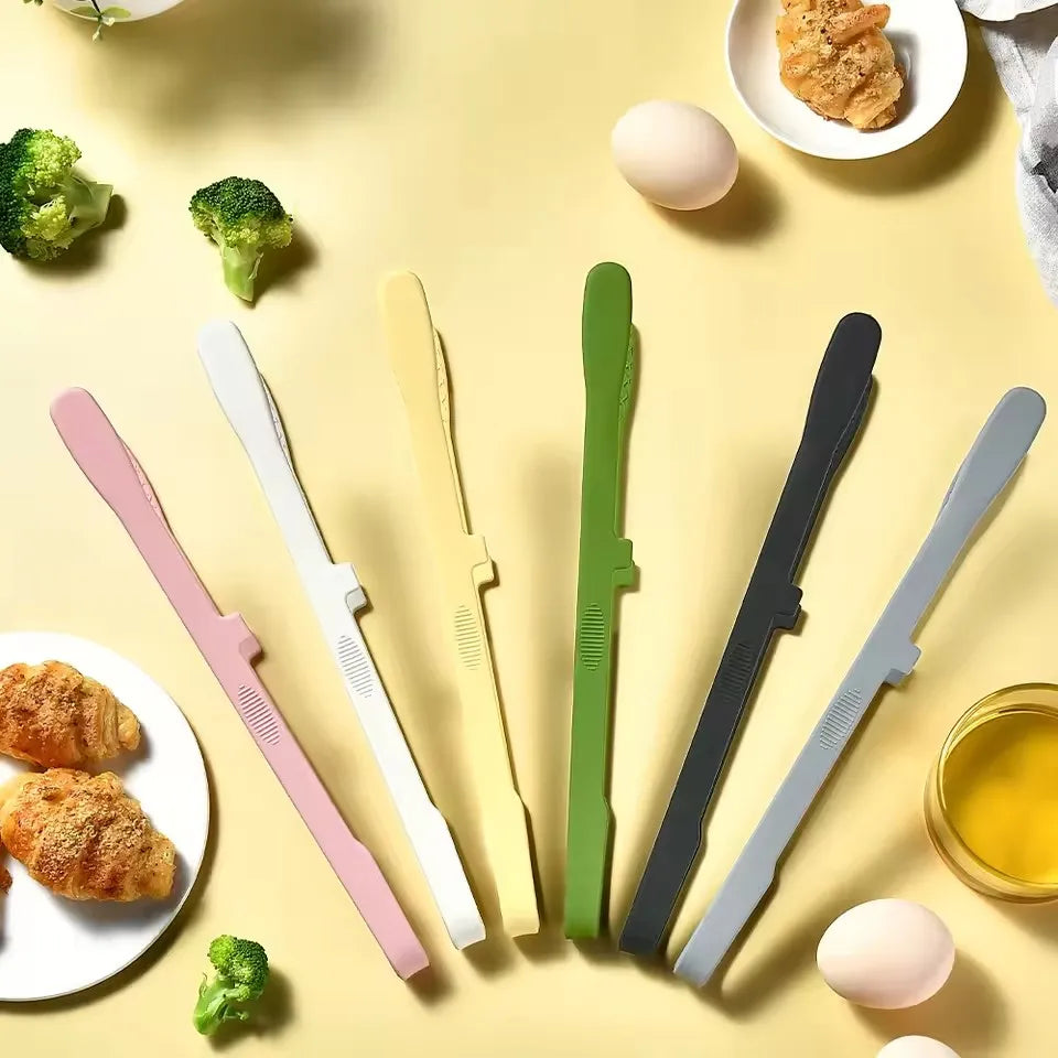 Silicone Kitchen Tongs – Non-Slip BBQ, Salad & Cooking Clip Silicone Kitchen Tongs Nixie
