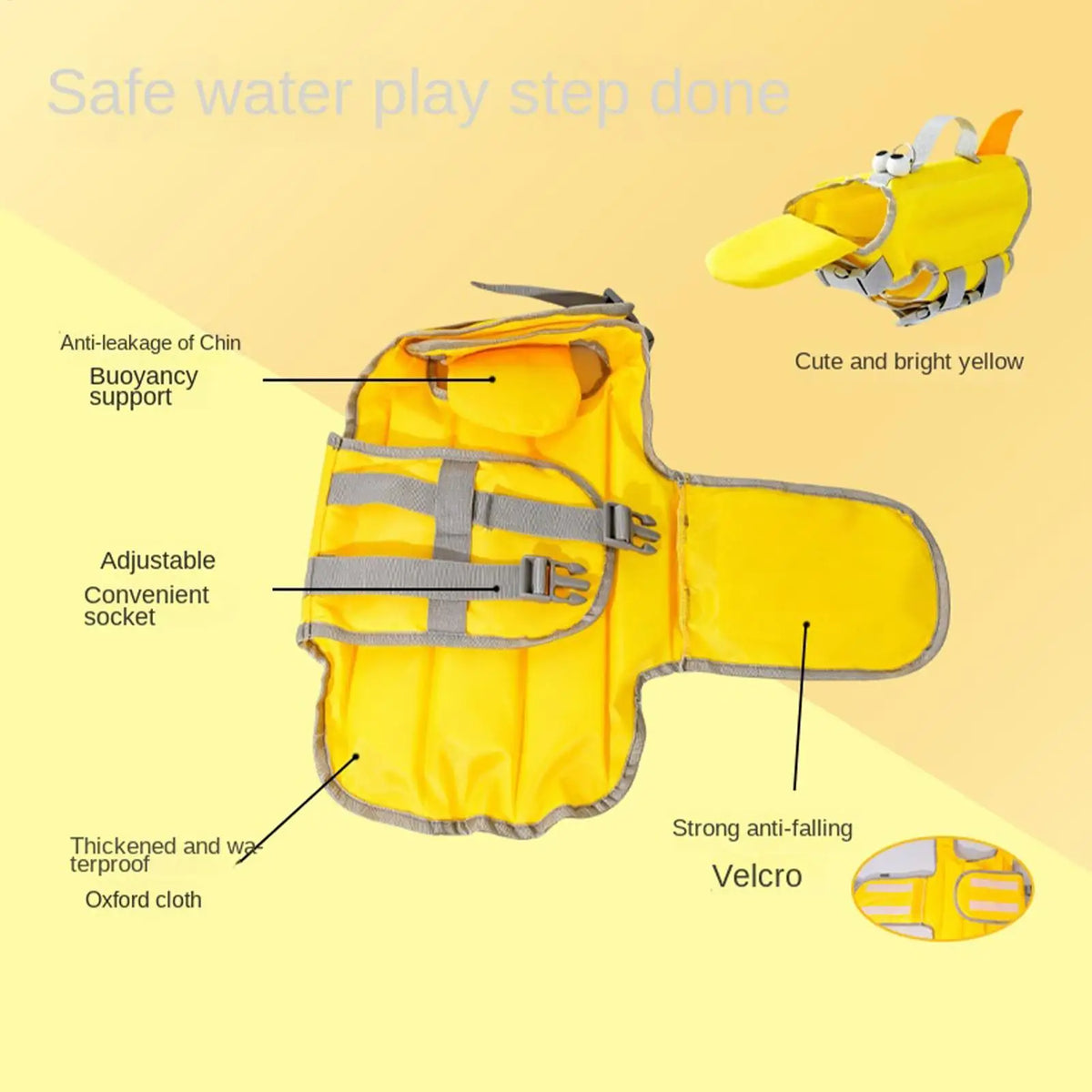 Dog Life Jacket – Buoyancy Swimming Vest for Dogs | Nixie