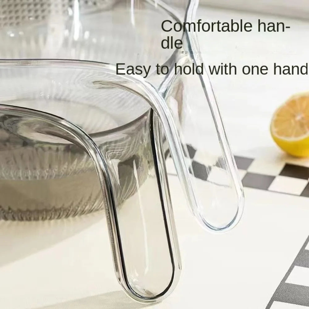 Multifunctional Plastic Drainage Basket & Salad Draining Bowl