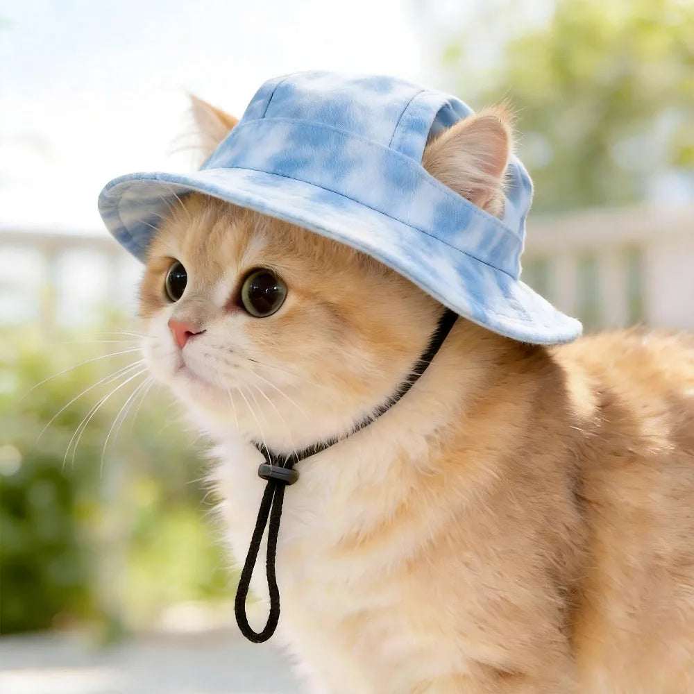 Adjustable Pet Baseball Cap – Breathable Dog Sun Hat with Ear Holes Pet Sun Hat Nixie