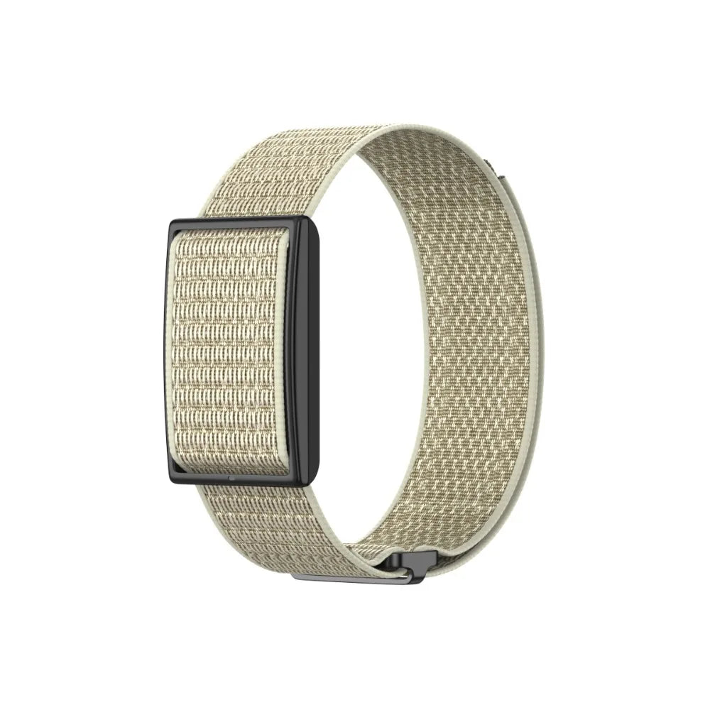 Nylon Sport Band for Polar Loop – 22mm Breathable Wrist & Arm Strap Fitness Tracker Band Nixie Beige 29cm