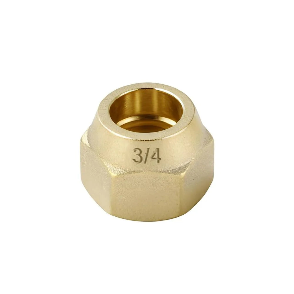 Brass Flare Nut Tube Fittings – 1/8" to 3/4" Sizes | Threaded Flare Tube Fitting Nixie 3-4-