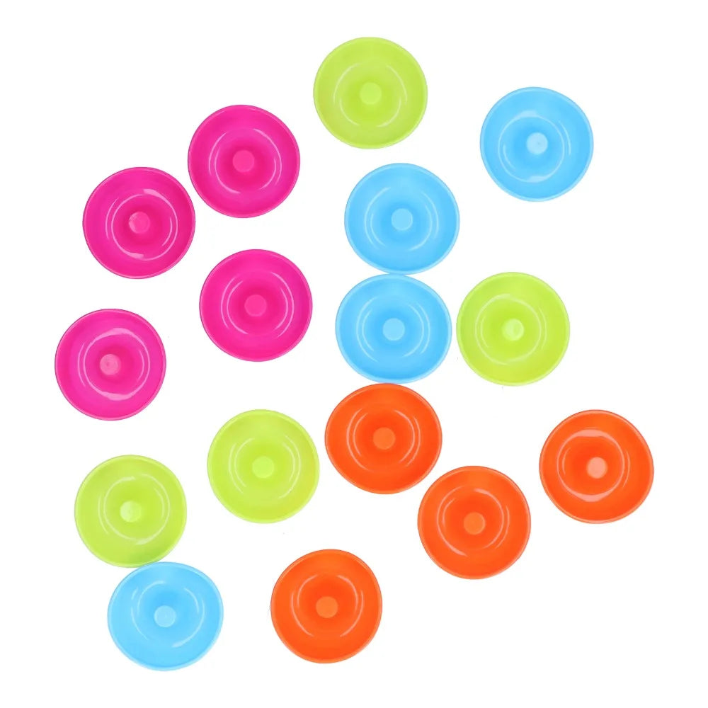 16-Piece Silicone Donut Mold Set – Non-Stick Colorful Baking Cups Silicone Baking Mold Nixie