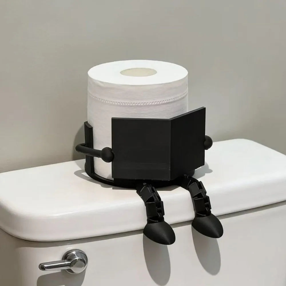 3D Printed Toilet Paper Holder – Freestanding Bathroom Stand Toilet Paper Holder Nixie
