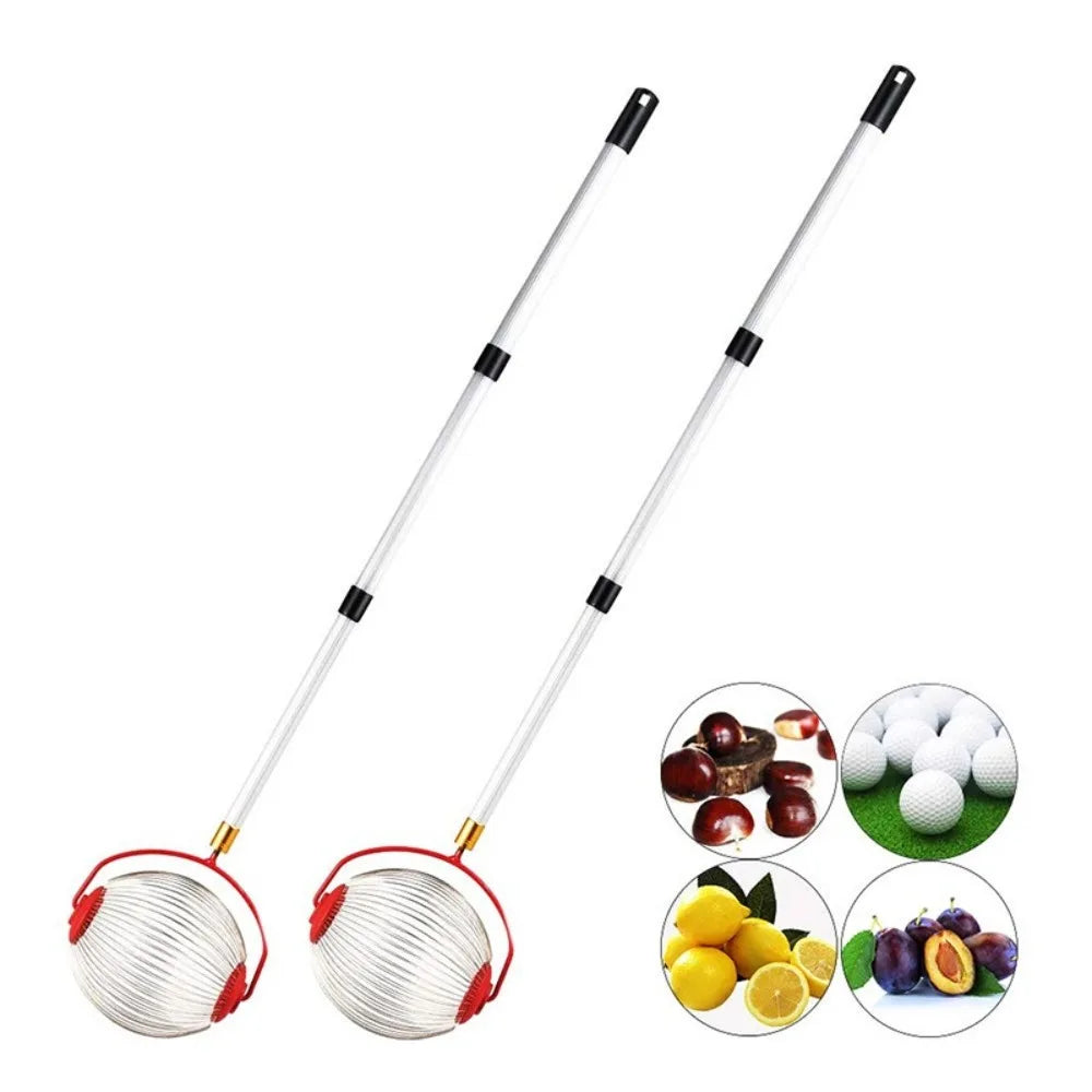Telescoping Nut Harvester & Ball Collector – Adjustable Pole Nut Harvester Tool Nixie