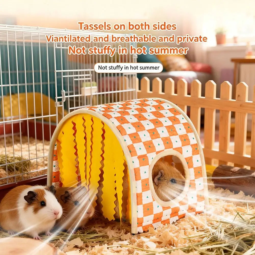Guinea Pig Tunnel Hideout – Breathable Foldable Small Pet Nest Small Pet Tunnel Nixie