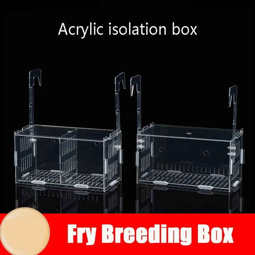Acrylic Aquarium Breeding Box – Fish Fry Isolation Hatchery