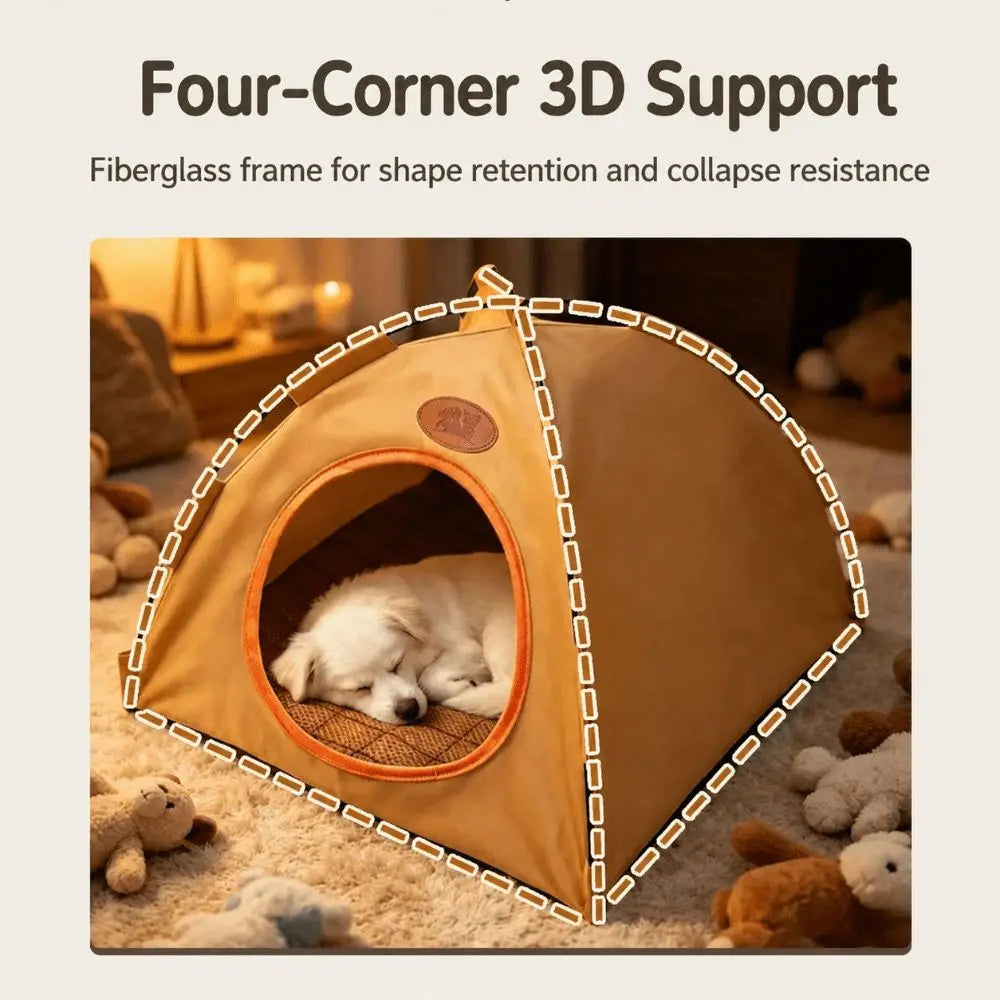 Foldable Cat Tent House – Breathable Waterproof Indoor Pet Kennel Cat Tent House Nixie