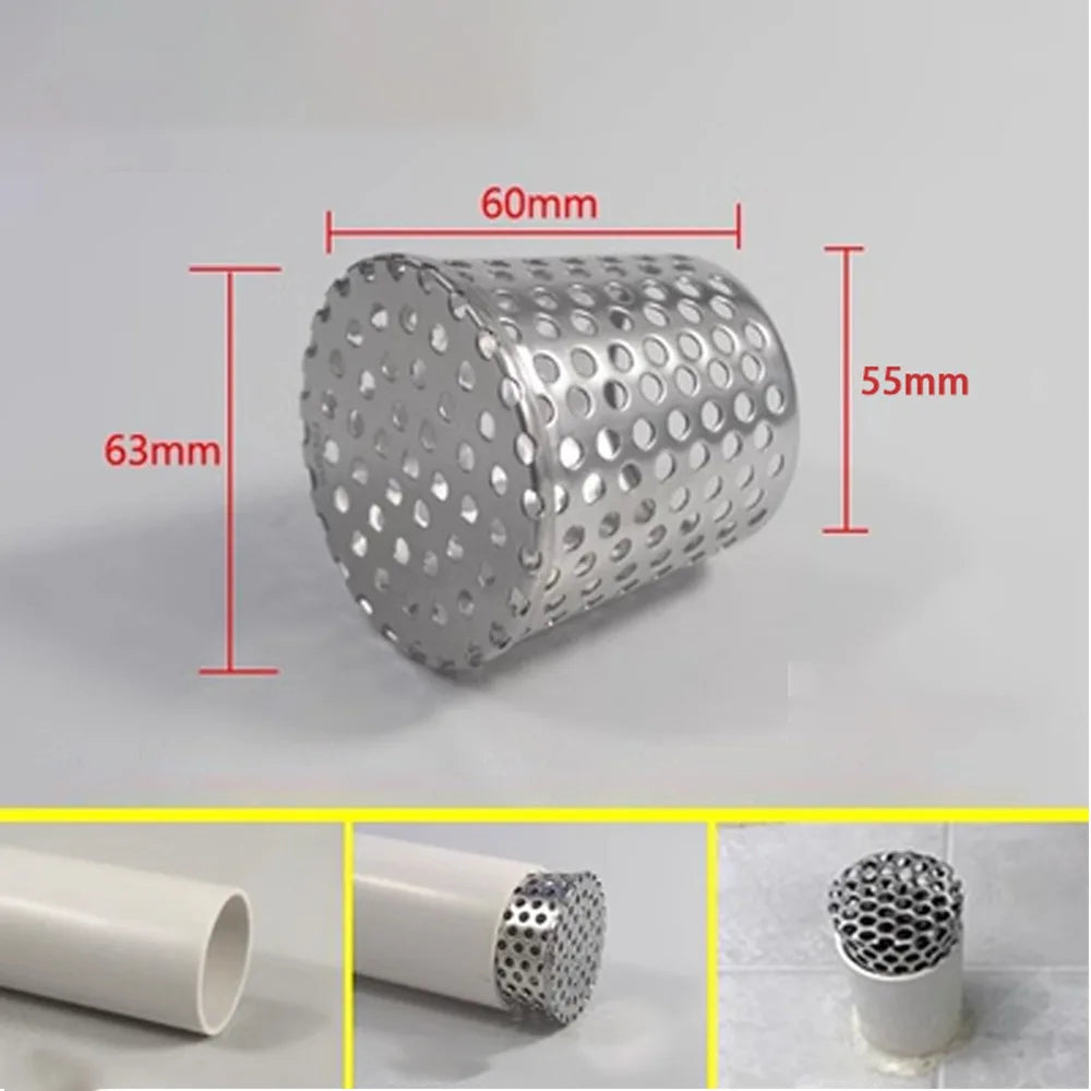 Stainless Steel Anti-Clog Floor Drain Strainer & Gutter Guard Floor Drain Strainer Nixie 2