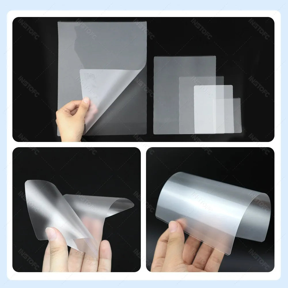 A4 Laminating Film Kit 50pcs – Paper Cutter, Hole & Corner Punch Laminator Accessories Kit Nixie