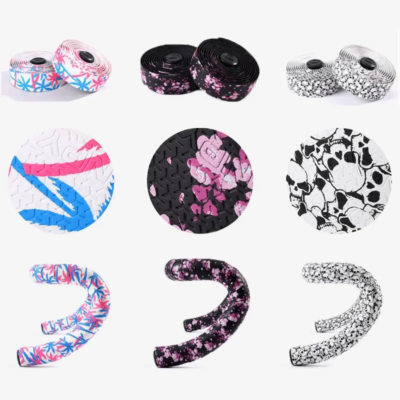 Road Bike Handlebar Tape – Non-Slip PU+EVA Cycling Bar Wrap Bicycle Handlebar Tape Nixie