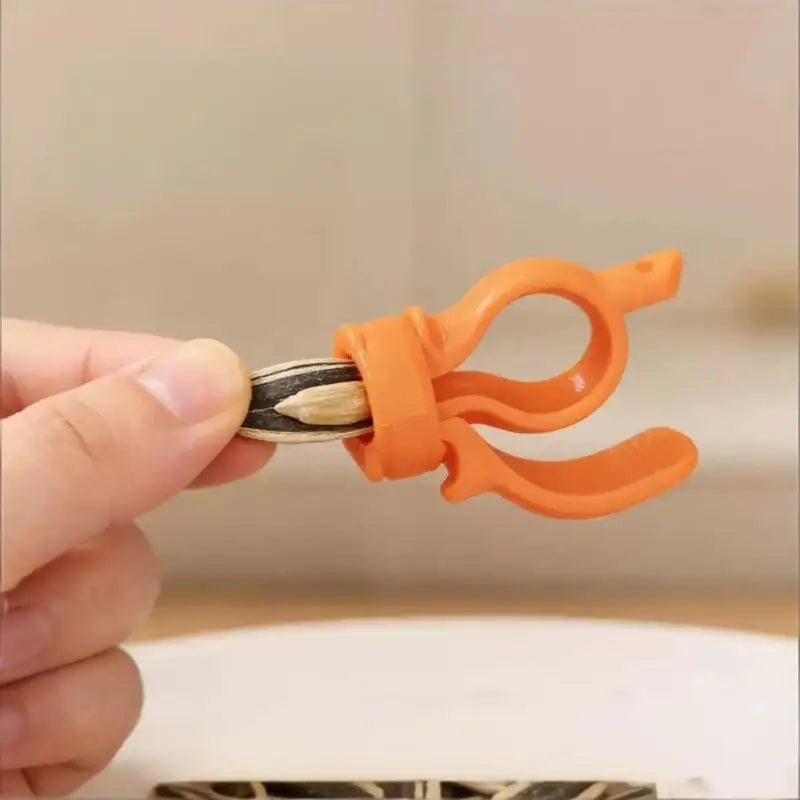 Finger Sunflower Seed Sheller – BPA-Free Seed Peeling Tool Seed Shelling Tool Nixie