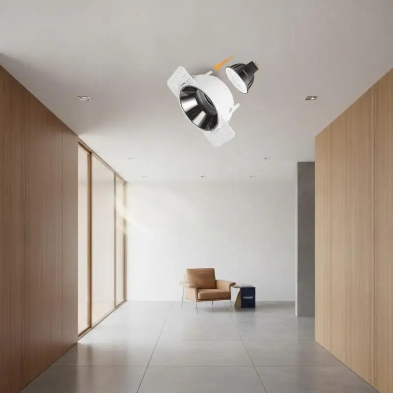 Trimless Recessed LED Downlight GU10 MR16 Anti-Glare Spotlight Recessed LED Downlight Nixie